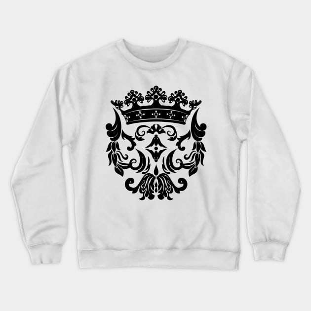 Royal Crest Crewneck Sweatshirt by SWON Design